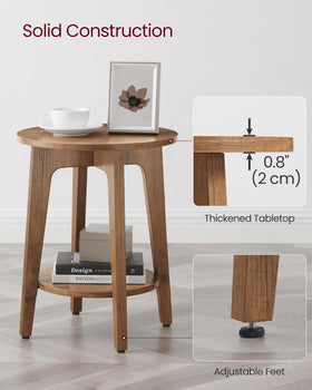 VASAGLE MAEZO living room setup shows compact footprint for small spaces