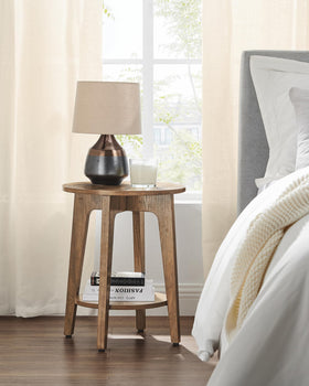 VASAGLE MAEZO space-saving design with two-tier storage for display