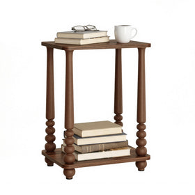 VASAGLE Mariel side table front view shows mid-century charm and practical surface