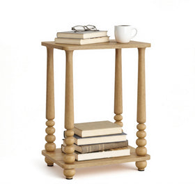 VASAGLE Mariel side table top area highlights lamp-friendly surface