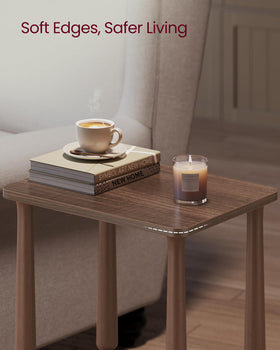 VASAGLE Mariel side table turned-column detail adds refined character
