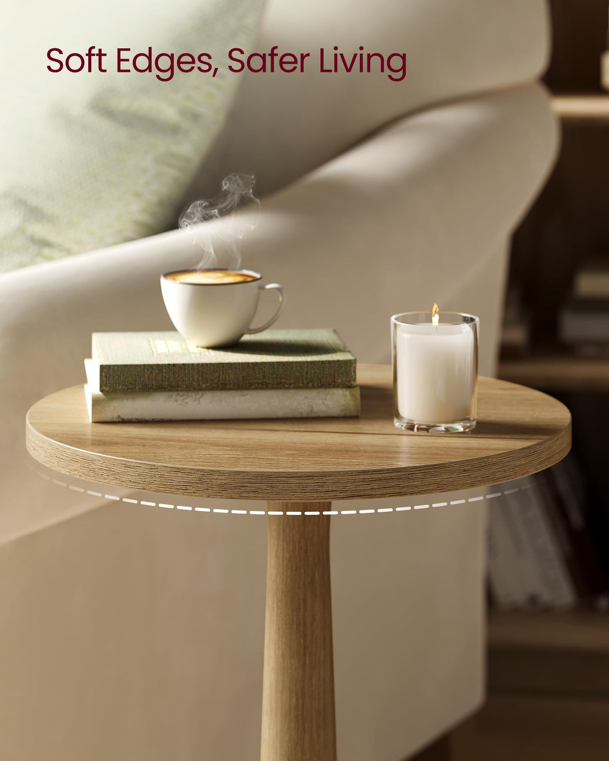 VASAGLE MARIEL tool-free assembly enables quick setup in any room.