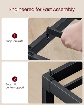 VASAGLE mattress retainers prevent sliding, keeping your bed tidy through nightly movement.