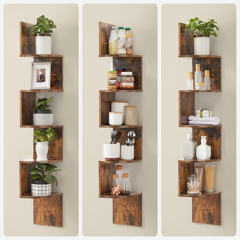 VASAGLE plant display shelf keeps greenery within reach and display.