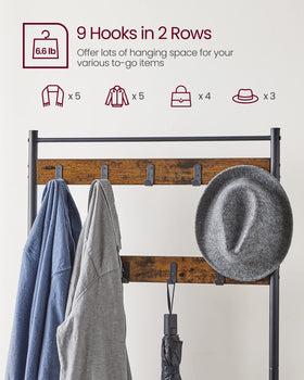 VASAGLE shoe rack shelves keep footwear neatly arranged