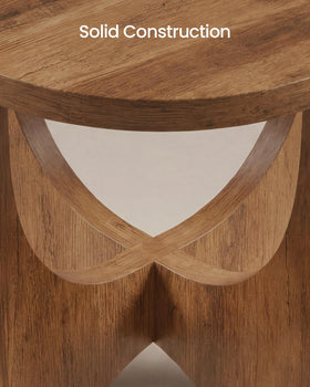 VASAGLE side table compact footprint fits beside sofa or bed