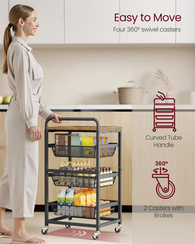 VASAGLE solid metal frame for durable, long-lasting use.