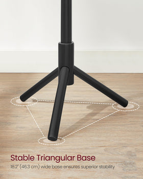 VASAGLE tall space-saving rack for narrow hallways and coats.