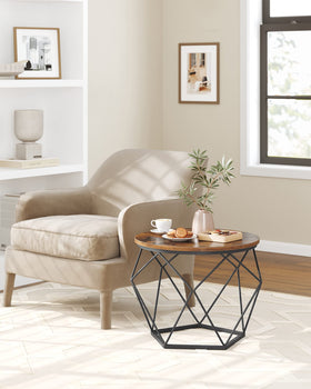 VASAGLE two-tables design offers versatile placement options in any room.