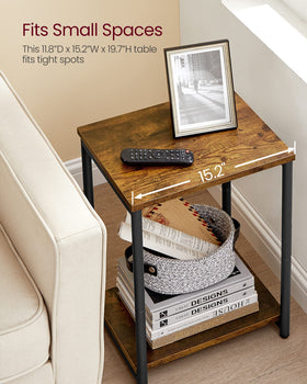 VASAGLE ULET272B01 adjustable feet for leveling on uneven floors.