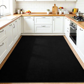Vasofe anti-slip silicone backing keeps rug in place