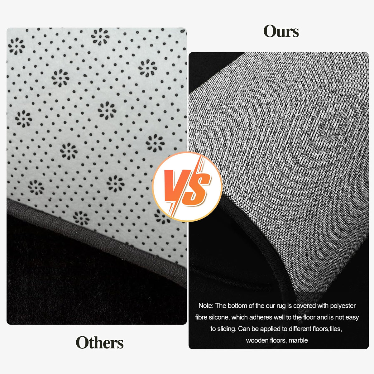 Vasofe minimalist rug design adds simple elegance to any room