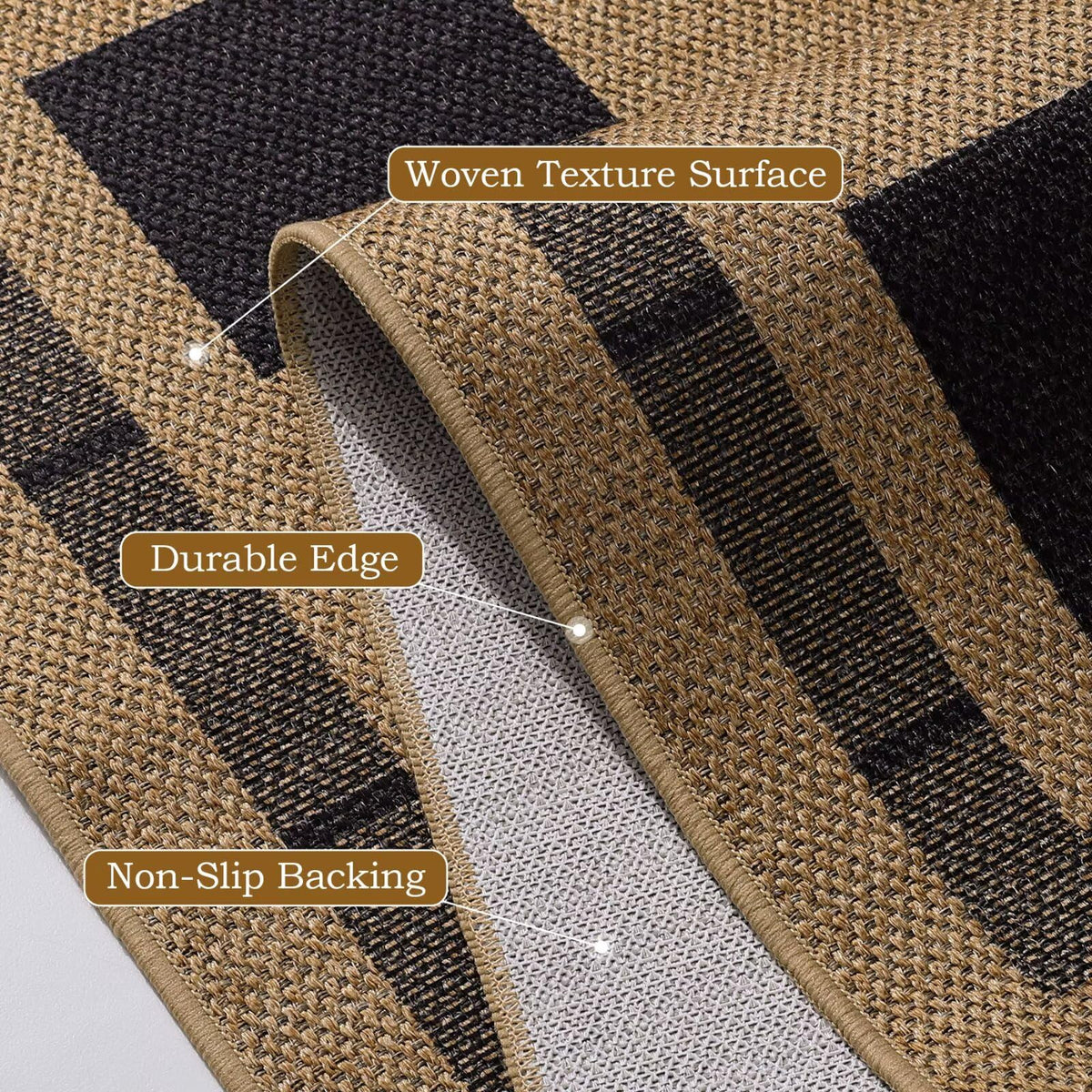 Vasofe washable polyester surface stays tidy with hose or vacuum.