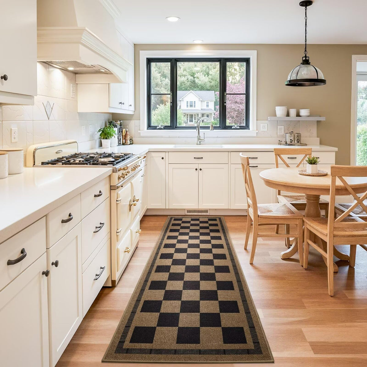 Vasofe patio rug is washable, keeping footprints and dirt easier to manage.