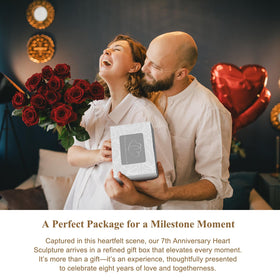 Vastsea anniversary gift for wife or husband celebrating seven years.