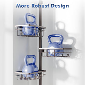 Vatex adjustable fit suits most showers up to 120 inches.