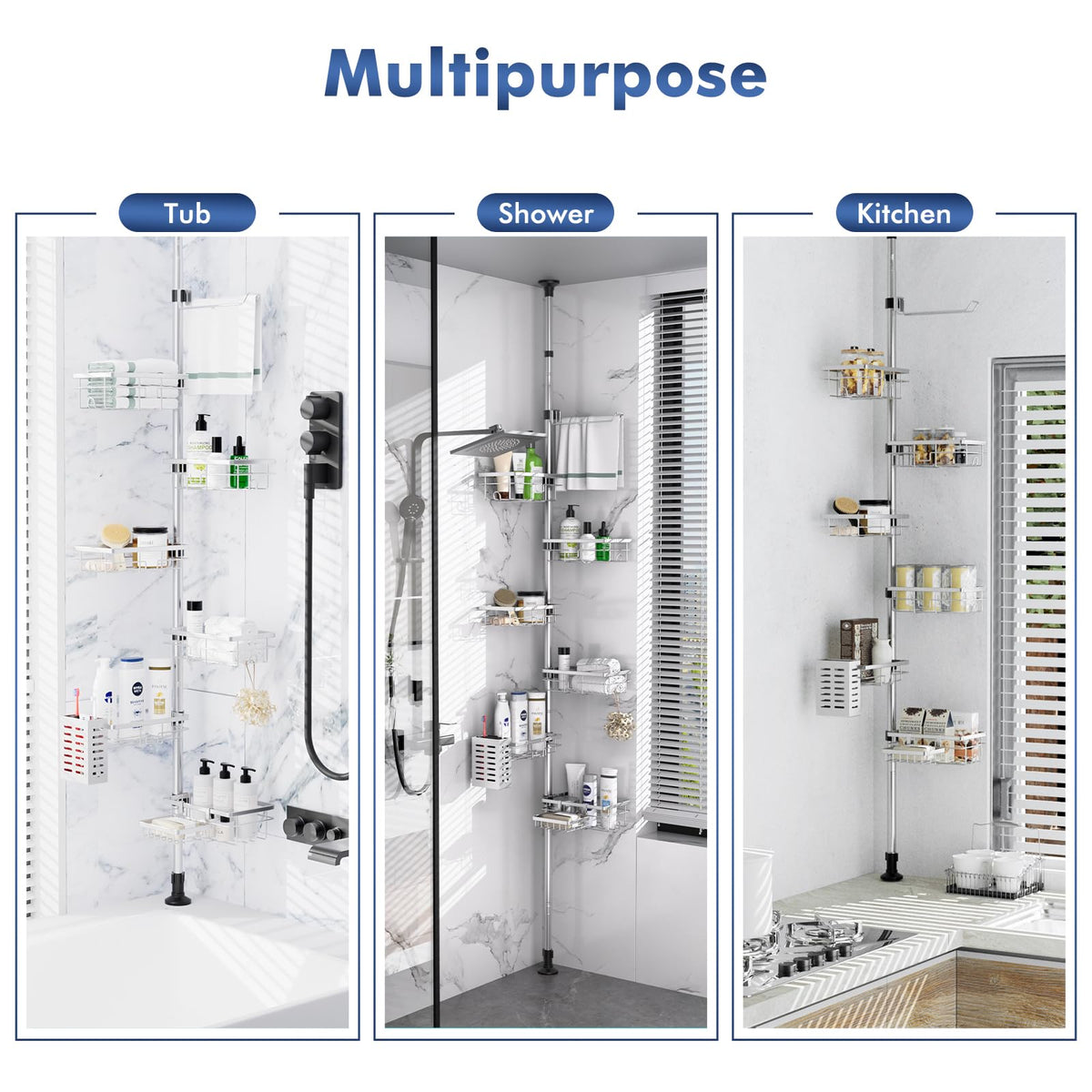 Vatex easy renter-friendly installation avoids tools or wall damage.