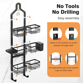 Vatex drain holes promote quick drying and prevent water buildup