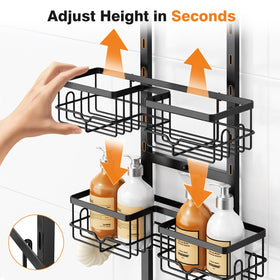 Vatex hose channel guides the handheld shower away from products