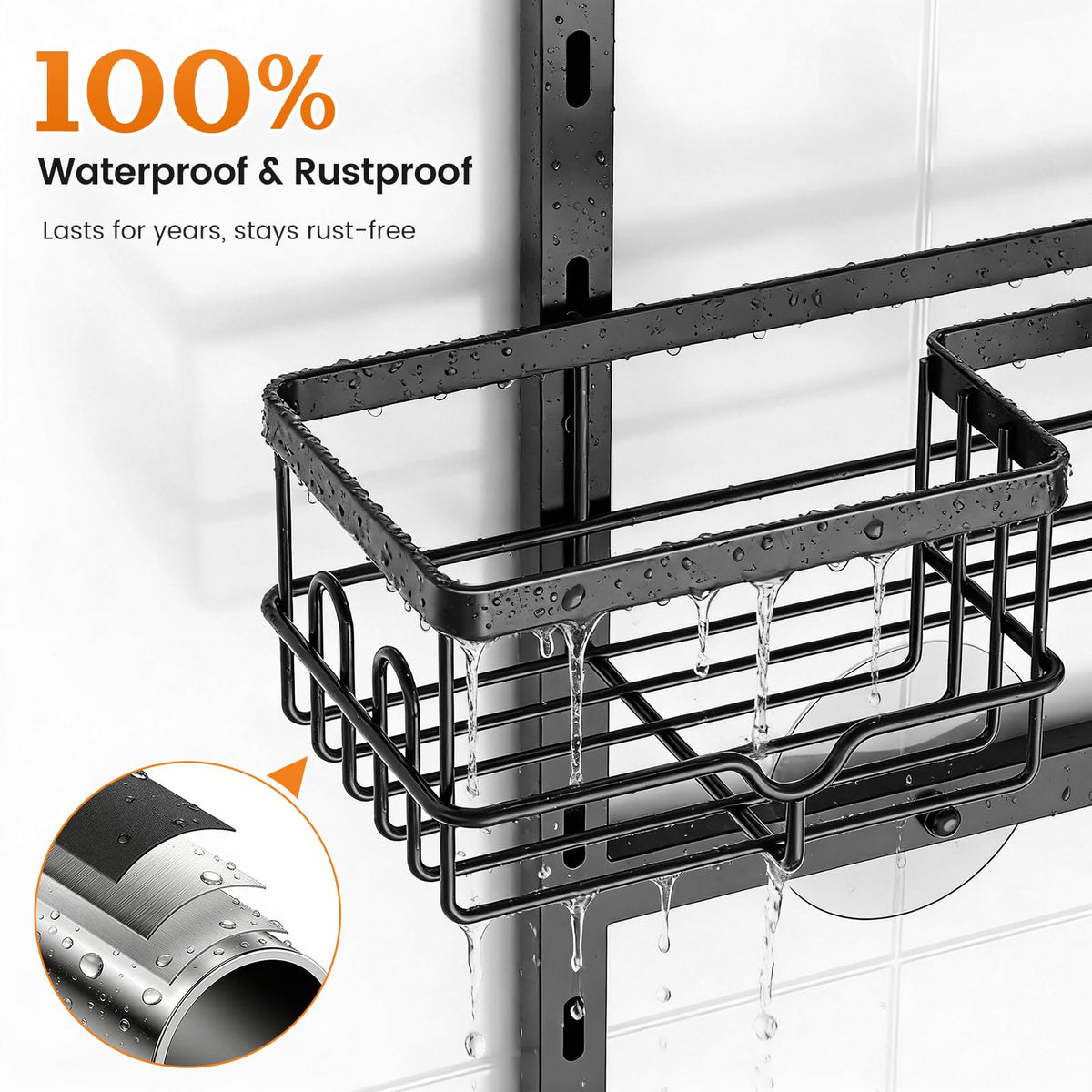 Vatex soap holder and toothbrush stand keep items organized