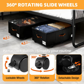VatFott PU handle and foldable frame for portable, space-saving storage.