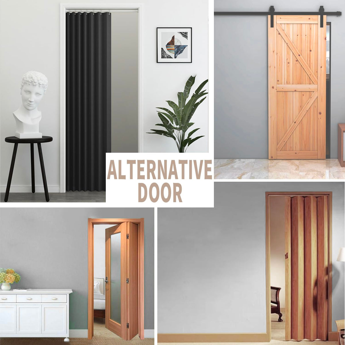 Vatge curtain with rust-resistant hooks for long-lasting use.