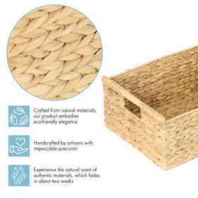 VATIMA bathroom organization basket holding towels and toiletries