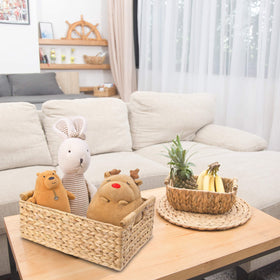VATIMA eco-friendly wicker basket packaging for sustainable home storage.