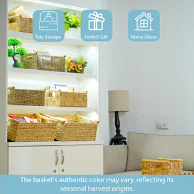 VATIMA living room organizer basket suitable for magazines and blankets