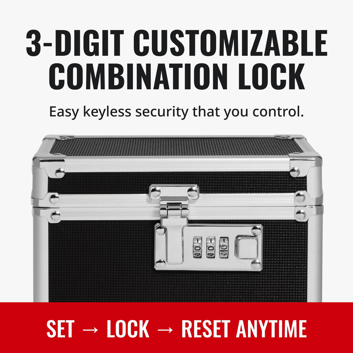 Vaultz locking medicine box durable metal construction signals long-lasting protection.