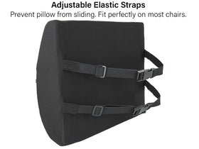 Vaunn foam-contour cushions the spine for better posture.