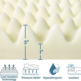 Vaunn pressure-relief design helps cushion common sore areas.