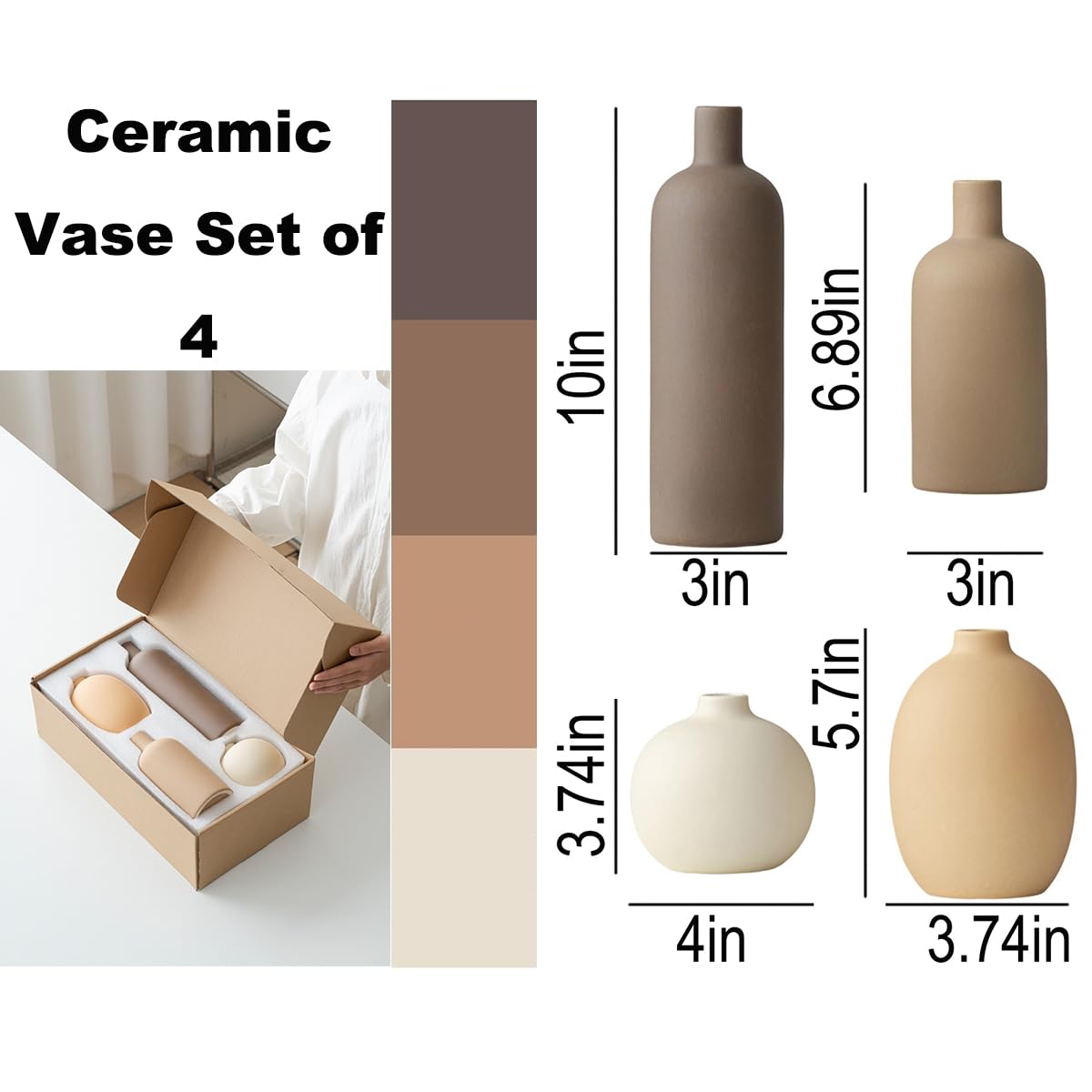 Vaurcesa peachy ceramic vase complements airy spaces and light arrangements