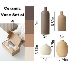 Vaurcesa peachy ceramic vase complements airy spaces and light arrangements