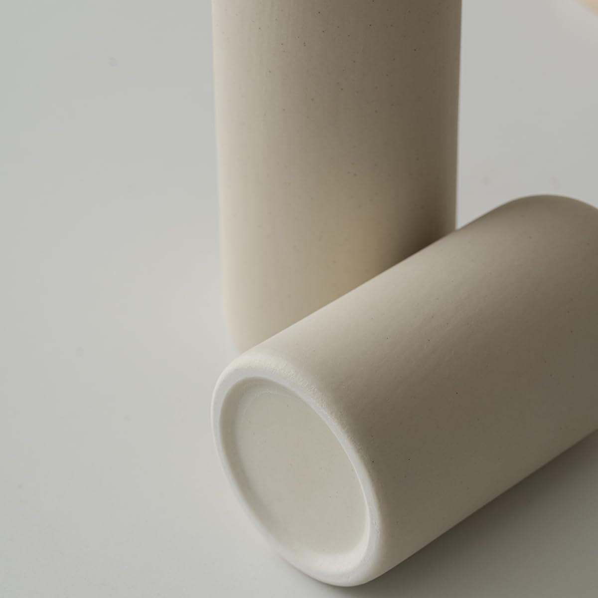 Vaurcesa closeup-glaze texture vase shows artisanal finish.