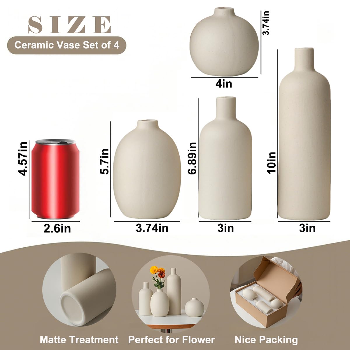 Vaurcesa pampas-grass-friendly vase for airy silhouettes.
