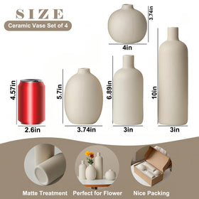 Vaurcesa pampas-grass-friendly vase for airy silhouettes.