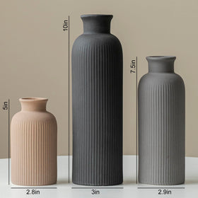vaurcesa decorative vases for fresh flowers or dried arrangements