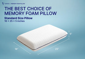 Vaverto pillow designed for side sleepers with targeted pressure relief.