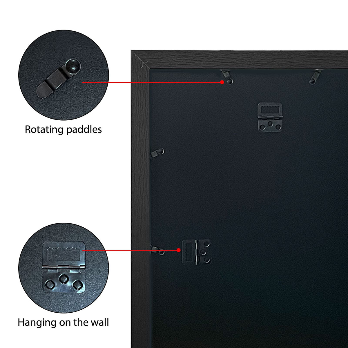 VCK 11x17 frame ships with protective film on plexiglass.