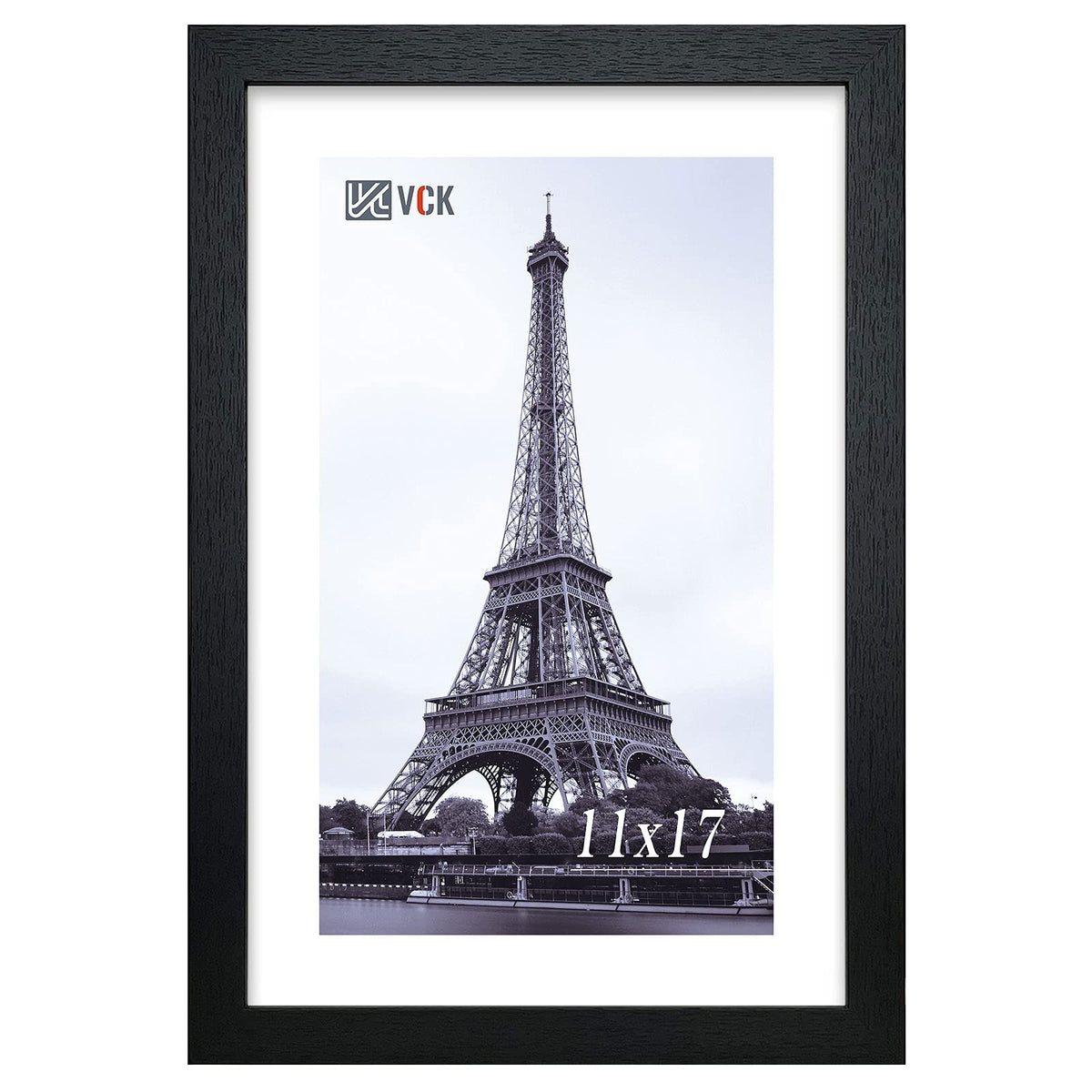 VCK 11x17 wood frame with wall mounting for gallery wall display.