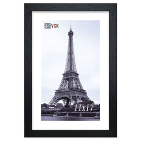 VCK 11x17 wood frame with wall mounting for gallery wall display.