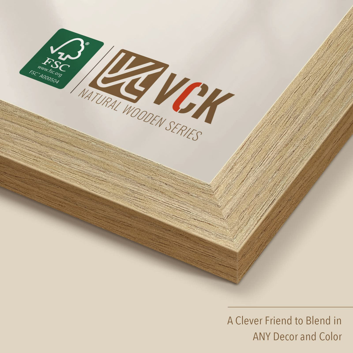 VCK 18x24 frame swirl tabs loading photos without tools