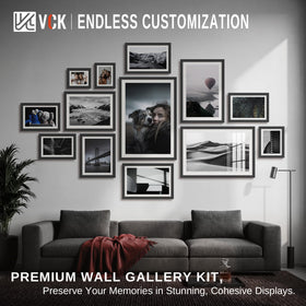 VCK 24x36 poster frame room decor setup enhances living space.