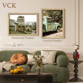VCK 3-pack natural oak frames for coordinated display