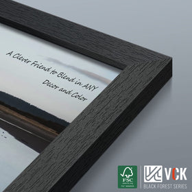 VCK 8x10 frame with swirl tabs for easy photo loading.