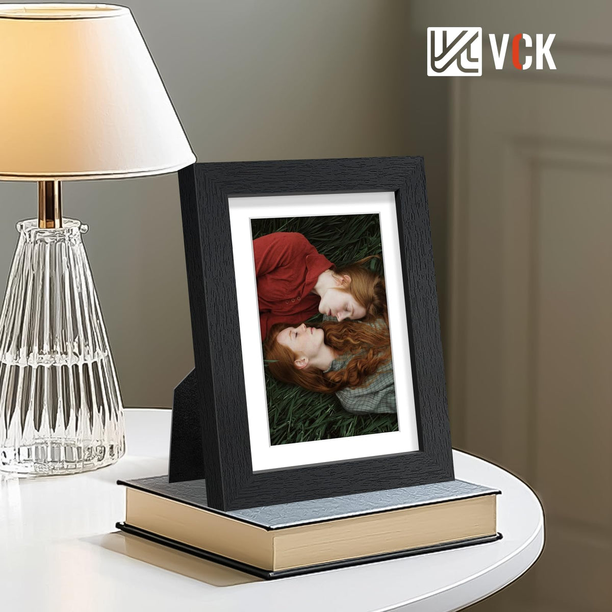 VCK 5x7 frames on wall create a cohesive home gallery