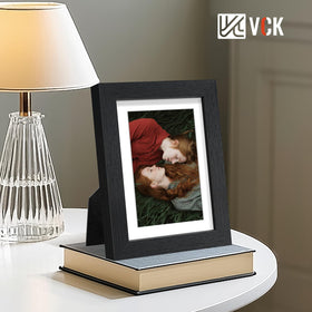 VCK 5x7 frames on wall create a cohesive home gallery
