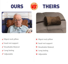 VCOMSOFT pillow with removable, machine-washable cover for easy cleaning.