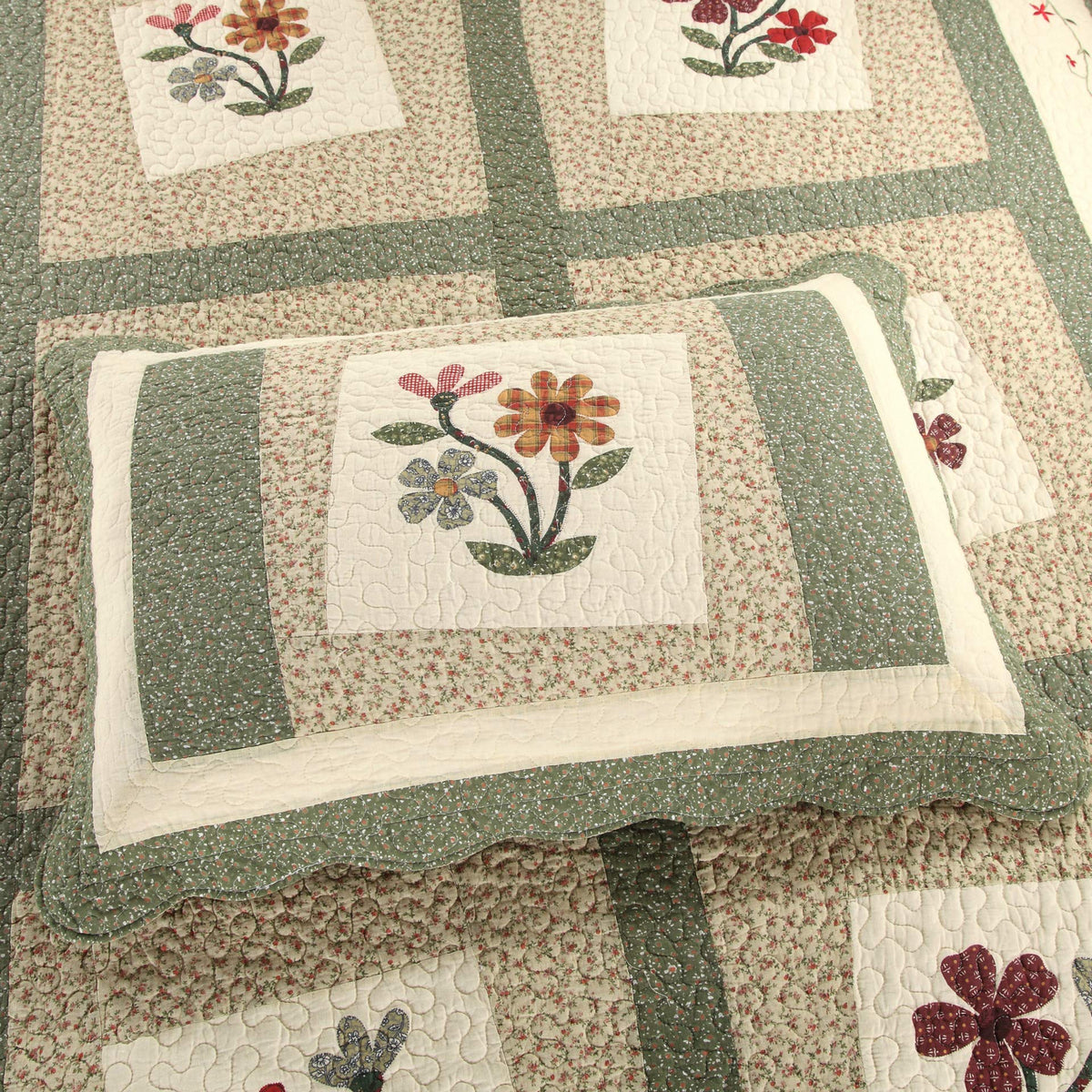 vctops Pillow Shams 20x28 pair coordinate the look and protect pillows.